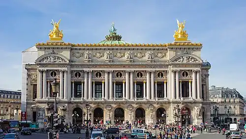 Beaux-Arts - Exterior of the Palais Garnier, Paris, by Charles Garnier, 1860–1875[108]
