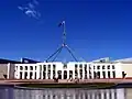 Parliament House (1981–88), Canberra, Australia.