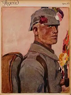 Vol. XX, No. 1 (1915) by Paul Rieth&nbsp;[de]. A German soldier