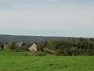 A general view of Saint-Pantaléon-de-Lapleau