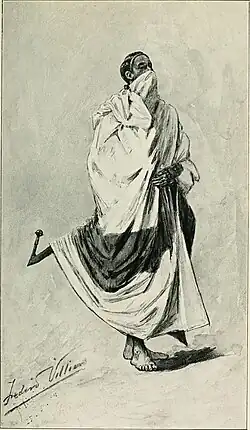 1907 engraving of an Ethiopian soldier