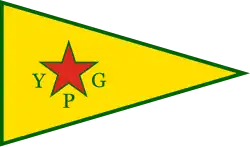 Flag of the Kurdish People's Protection Units