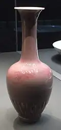 Vase with peach blossom glaze, Jingdezhen, Kangxi period. PDF 579[12]