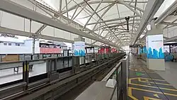 Blok M Station platform