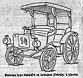 Panhard et Levassor Nouveau type Dubois finished ninth Le Petit Journal – Contest for Horseless Carriages, Paris-Rouen. Le Petit Journal Sunday 22 July 1894