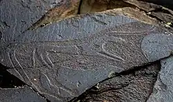 Petroglyphs in Tamgaly, Unesco World Heritage Site, Kazakhstan