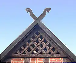 Gable decoration in 2006