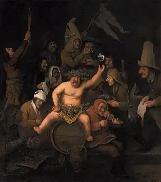 The Feast of Bacchus, 1654