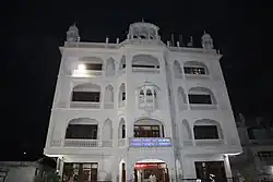 Photograph of the Mata Ganga Ji Niwas of the Golden Temple complex, Amritsar, Punjab, India, April 2023