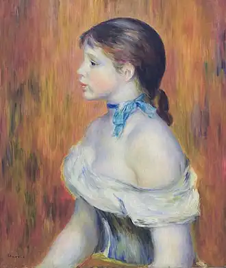 Young Woman with a Blue Choker, 1888, Museum of Fine Arts of Lyon