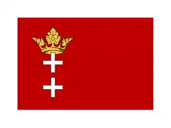 Pilot flag of the Free City of Danzig Lotsenflagge (1920–1939)