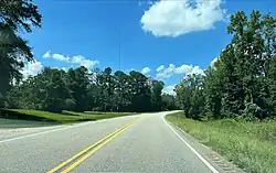 Pin Hook along Alabama State Route 28