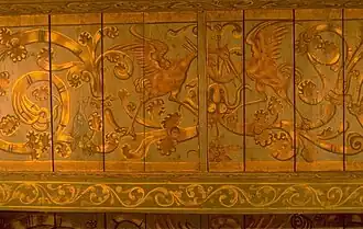 Ceiling painting, dated 1633, at 61 Groenburgwal.