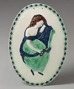 Plaque, before 1800, 21.9&nbsp;cm