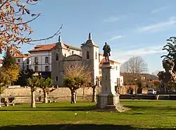 Park of Colombres and Saint Mary Church.