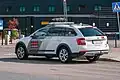 Securitas patrol vehicle in Stockholm contracted to provide port security