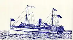 Portland, drawn in 1895 by Samuel Ward Stanton, who died on Titanic