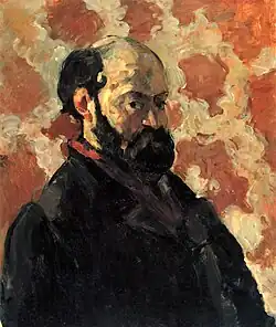 Self Portrait by Paul Cézanne. Working in the late 19th century, Cézanne had a much broader palette of colors than his predecessors.
