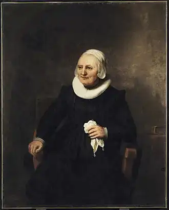 Carel Fabritius, Portrait of a Seated Woman with a Handkerchief, 1644