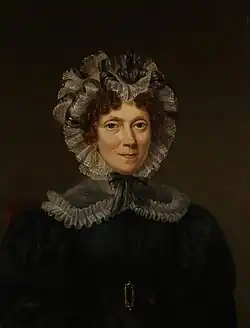 Portrait of a Lady wearing a Black Dress