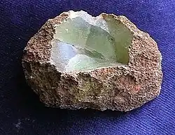 Prehnite nodule fragment, 11.0&nbsp;cm × 7.0&nbsp;cm, 338 grams.