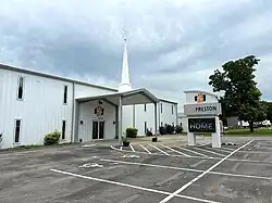 A church in Preston, July 2025