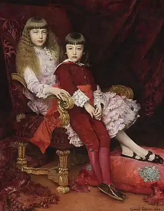 Princess Marguerite with Prince Jean of Orléans