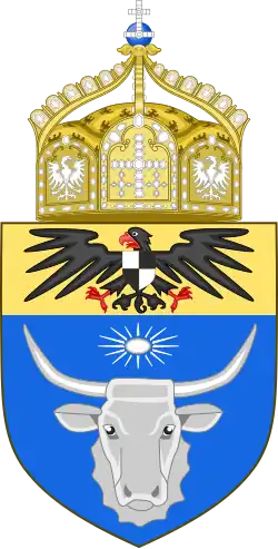 1914 proposed coat of arms of German South-West Africa