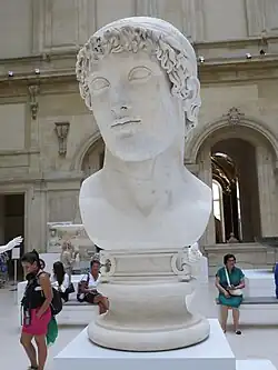 An bust of Ptolemy c. 130-140 AD in the Louvre, restored by Bartolomeo Cavaceppi