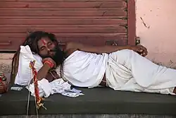 Shiva sadhu in Pushkar, India