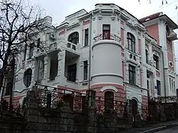 Art Nouveau building, built by architect V.P. Listovichiy
