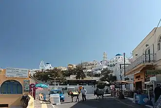 Pyrgos' main square