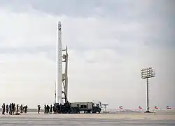 Qased during preparations on the launch pad