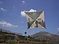 Two-stick square kite