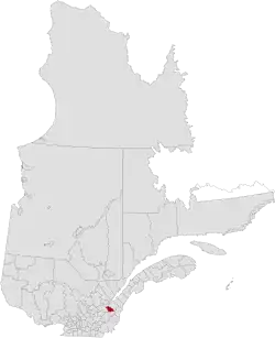 Location of La Nouvelle-Beauce