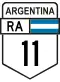 National Route 11 shield}}