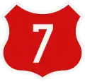 National Road 7 shield}}