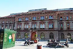The Brașov County Prefecture building of the interwar period, currently the rectory of Transilvania University of Brașov.