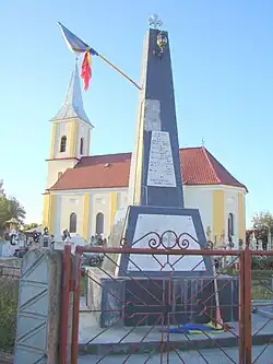Church and monument in Hurez