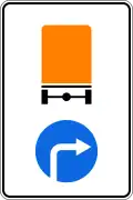 4.8.2 Direction of movement of vehicles with dangerous goods