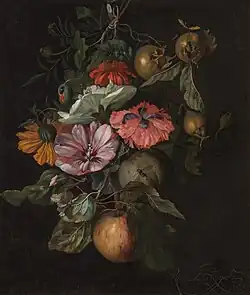 Festoon of Flowers and Fruit, 1682