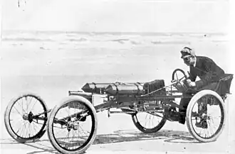 Ransom Olds' 1896/1897 "Pirate" racer was one of the first speedsters.