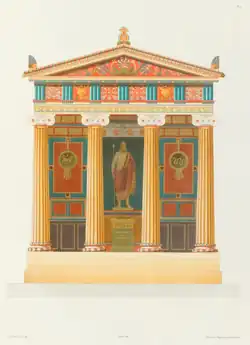 Reconstruction of the Temple of Empedocles at Selinunte, Sicily, by Jacques Ignace Hittorff, 1830 (published in 1851)[17]