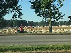 image of recycling efforts at the Raleigh Springs Mall site off Austin Peay HWY.