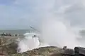 Red Crane's active Blow Hole during Storm St Jude of 2013.