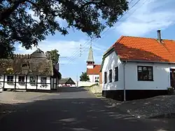 Reersø inn and church