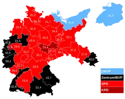 Constituency results, 1928