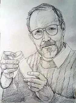 Reinhard Stocker (by Cait Webb, from a photograph)
