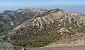 Mt. Houghton (right) and Relay Peak (left) viewed from Mt. Rose