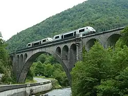 The Escot viaduct